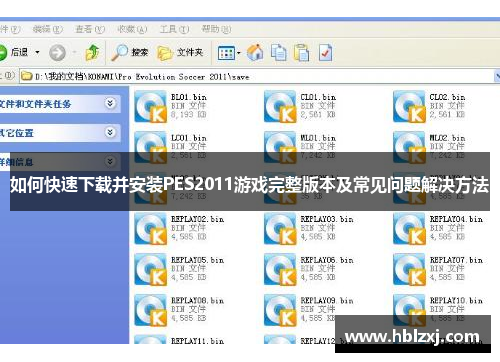 如何快速下载并安装PES2011游戏完整版本及常见问题解决方法